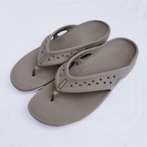 Crocs Mens Khakistucco Swiftwater Deck 